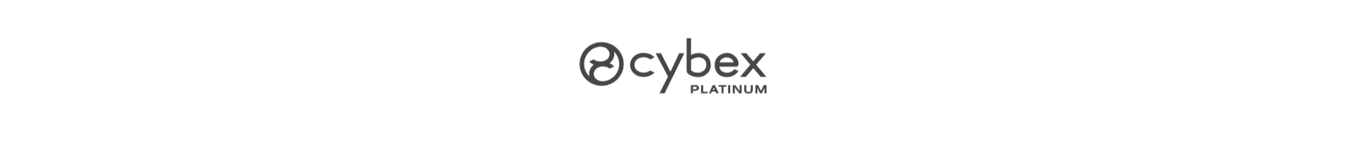 Cybex platinum logo on a white background