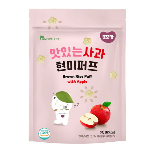 DDODDOMAM BROWN RICE PUFF - APPLE