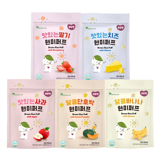 DDODDOMAM BROWN RICE PUFF - APPLE