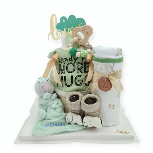 Angeliz Little Dino Toweling Neutral Set 11 pcs