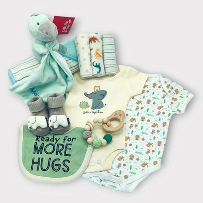 Angeliz Little Dino Toweling Neutral Set 11 pcs