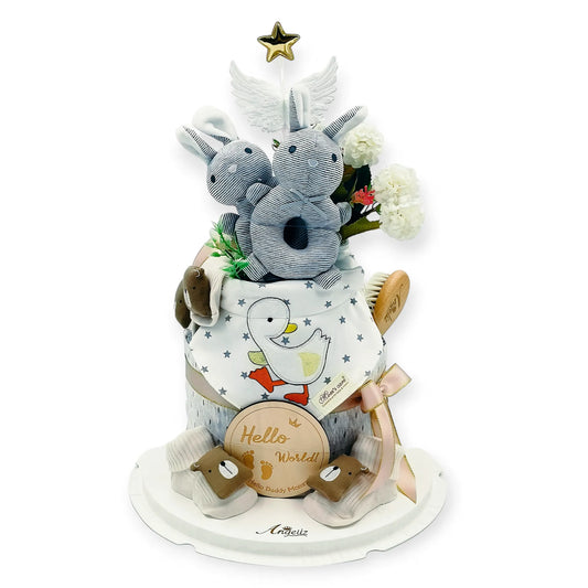 Angeliz Grateful Sweet Twins Baby Gift Set 16 pcs