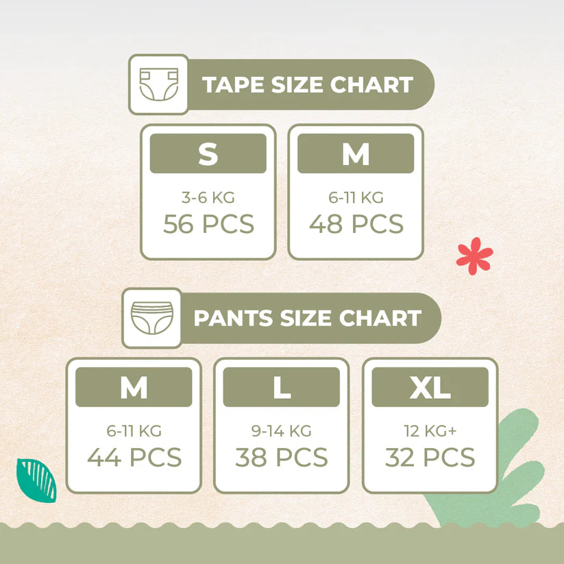 Offspring® FeatherAir Premium Diapers - 6 Pack Bundle