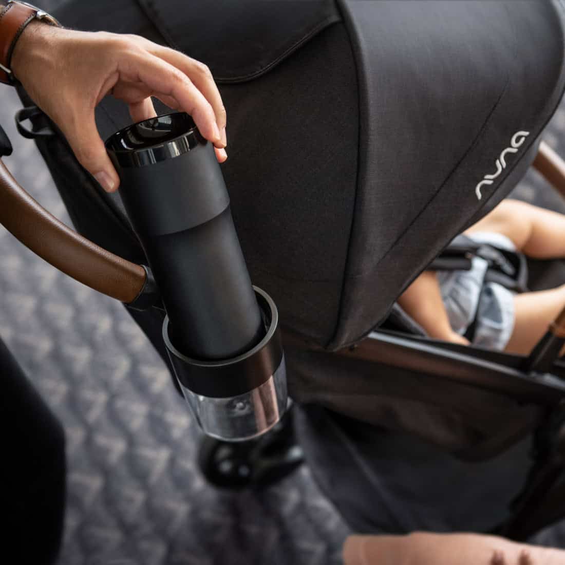 NUNA TRVL™ Compact Stroller | Easy Self-Fold & Lightweight