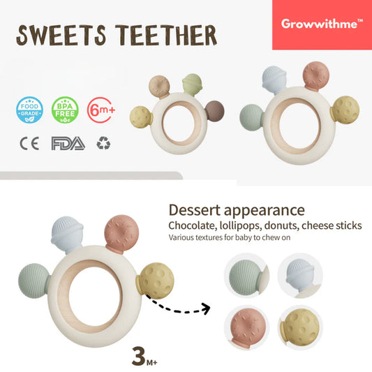 Growwithme™ Silicone Sweets Teether