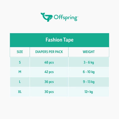 Offspring® Fashion Diapers - Tape
