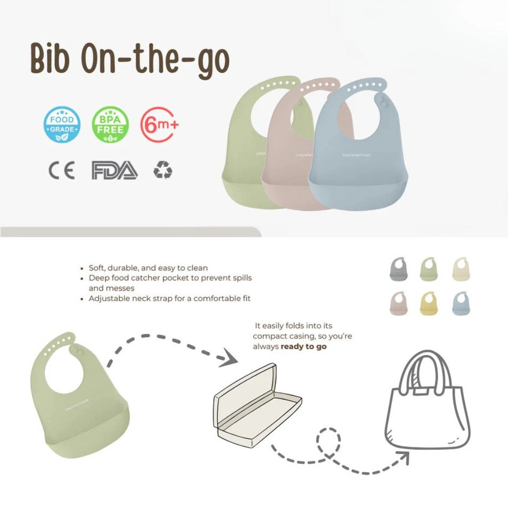 Growwithme™ Silicone Baby Bib