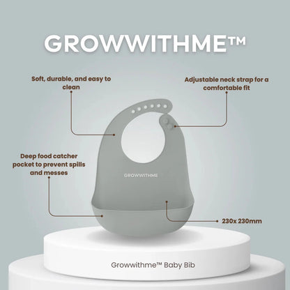 Growwithme™ Silicone Baby Bib