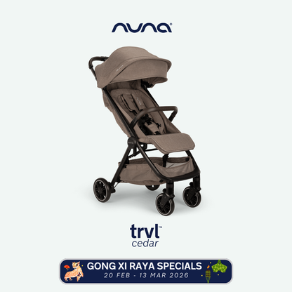 NUNA TRVL™ Compact Stroller | Easy Self-Fold & Lightweight